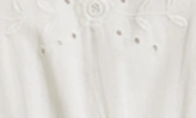 Scotch & Soda Broderie Anglaise Cotton Dress In Soft Ice