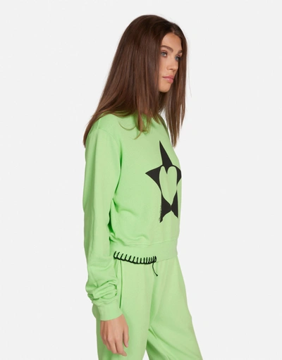 Lauren Moshi Spalding Love Star In Bright Green