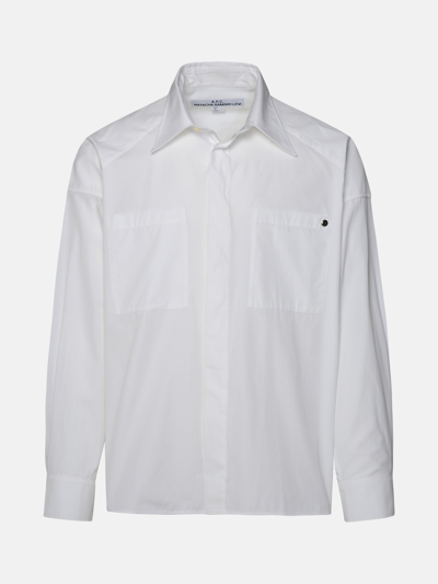 Shop Apc White Cotton Shirt