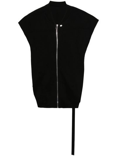 Shop Rick Owens Drkshdw Jumbo Flight Vest In Black