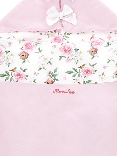 Monnalisa Sleeping Bag With Hood In Rosa Fairy Tale