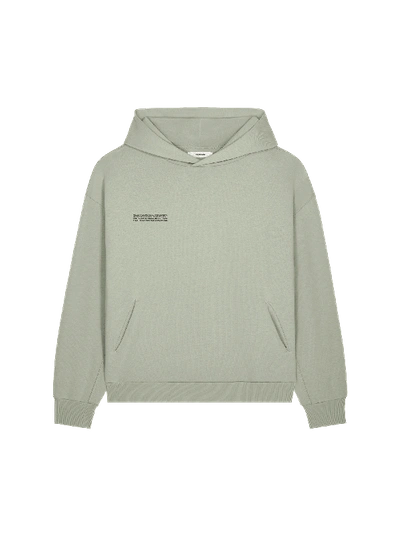 Shop Pangaia Dna Hoodie — Moss Green L