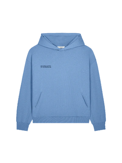 Shop Pangaia Dna Hoodie — Summit Blue Xl