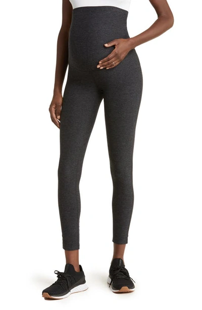 Shop Zella Restore Soft Maternity Leggings In Black