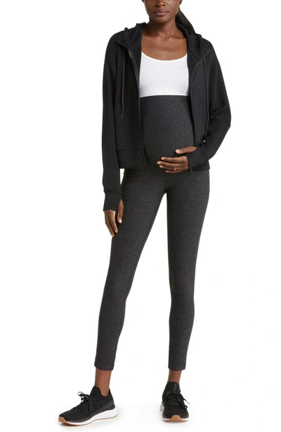 Shop Zella Restore Soft Maternity Leggings In Black