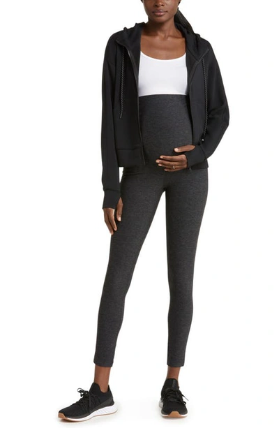 Zella Restore Soft Maternity Leggings In Black
