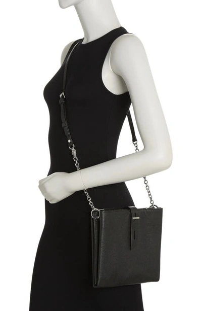 Shop Thacker Gabby Crossbody Bag In Black/ Silver