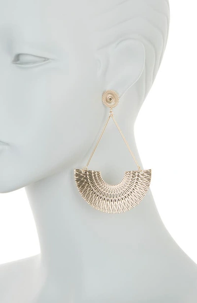 Shop Melrose And Market Crescent Drop Earrings In Gold