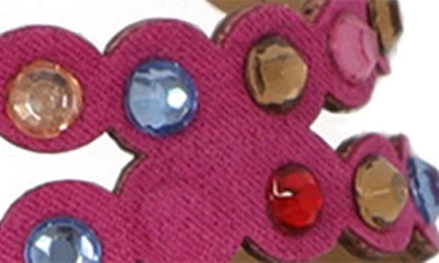 Shop Yoki Kids' Chantal Crystal Embellished Sandal In Pink