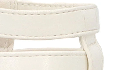 Shop Yoki Kids' Chantal Bow Gladiator Sandal In White
