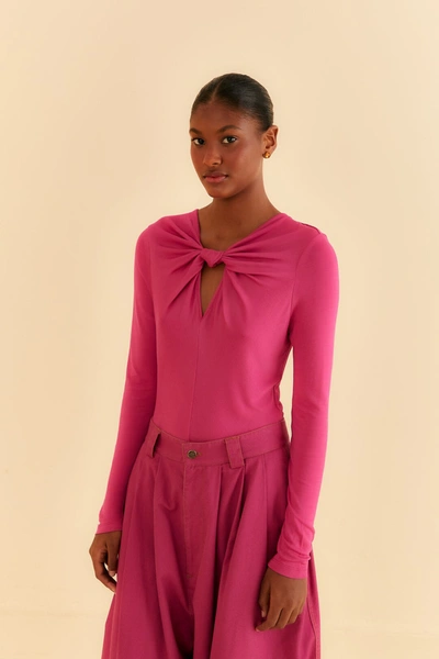 Shop Farm Rio Pink Long Sleeve Bodysuit