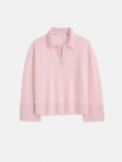 Shop Alex Mill Isa Pullover In Cashmere In Blush Pink