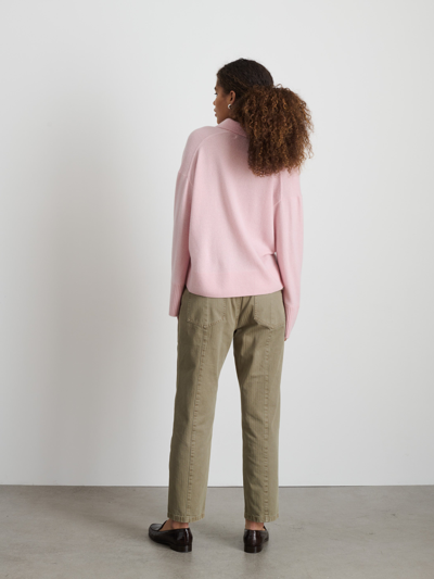 Shop Alex Mill Isa Pullover In Cashmere In Blush Pink