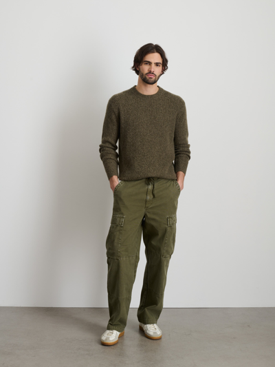 Shop Alex Mill Jordan Sweater In Marled Cashmere In Marled Olive