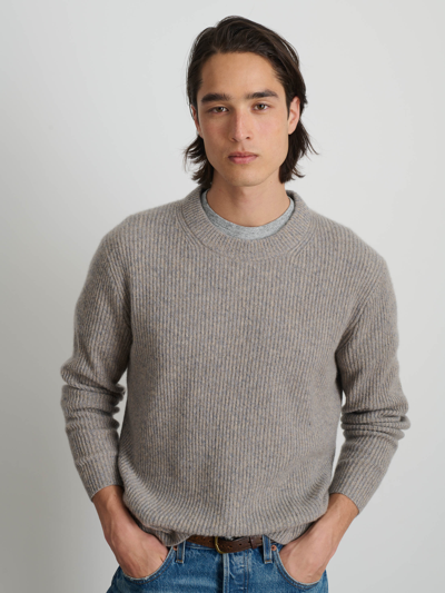 Shop Alex Mill Jordan Sweater In Marled Cashmere In Marled Granite