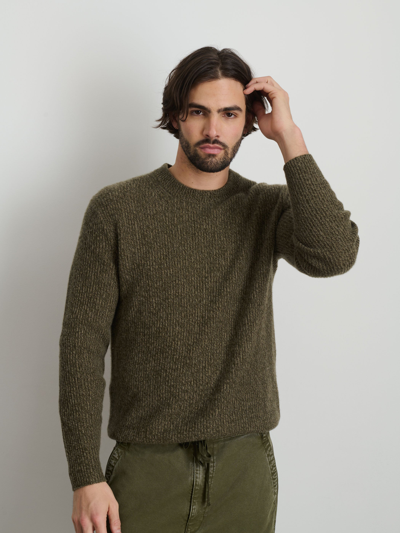 Shop Alex Mill Jordan Sweater In Marled Cashmere In Marled Olive
