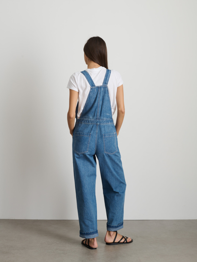 Shop Alex Mill Lili Overall In Denim In Paris Medium Wash