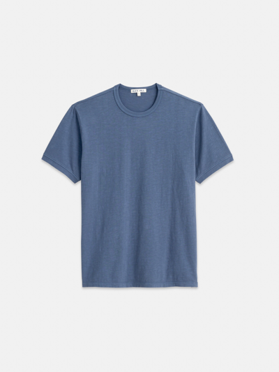 Shop Alex Mill Standard T-shirt In Slub Cotton In Vintage Indigo