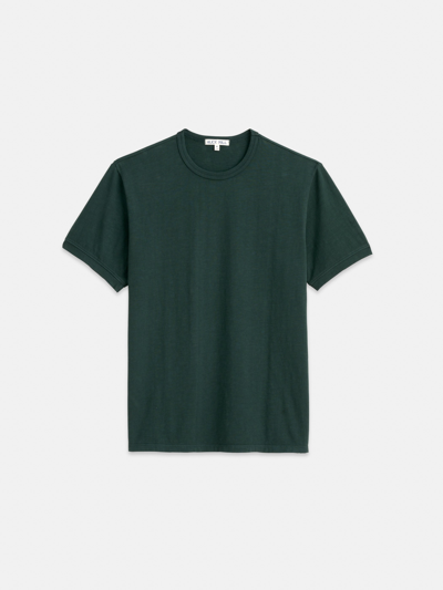 Shop Alex Mill Standard T-shirt In Slub Cotton In Dark Spruce