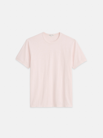 Shop Alex Mill Standard T-shirt In Slub Cotton In Rose Water