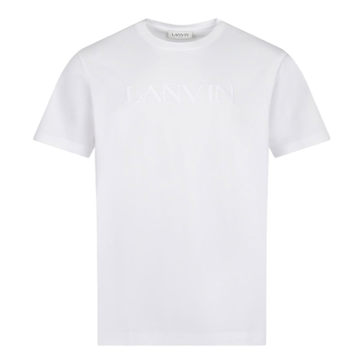 Shop Lanvin Paris Classic T-shirt In White