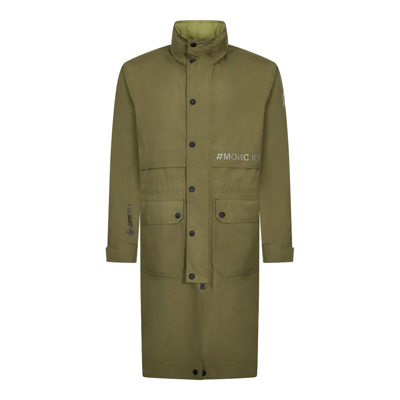 Shop Moncler Steig Dual-length Parka In Green