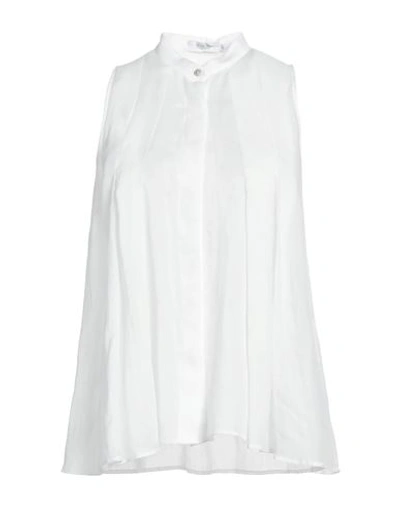 Shop Barba Napoli Woman Shirt White Size 10 Rayon