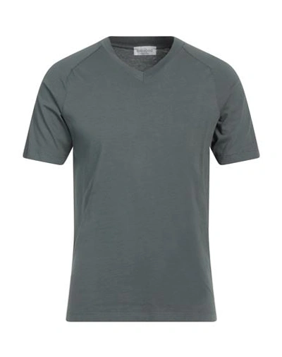 Shop Bellwood Man T-shirt Lead Size 36 Cotton In Grey