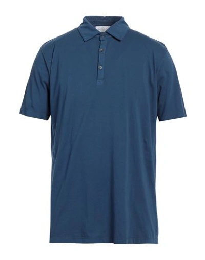 Shop Bellwood Man Polo Shirt Navy Blue Size 44 Cotton