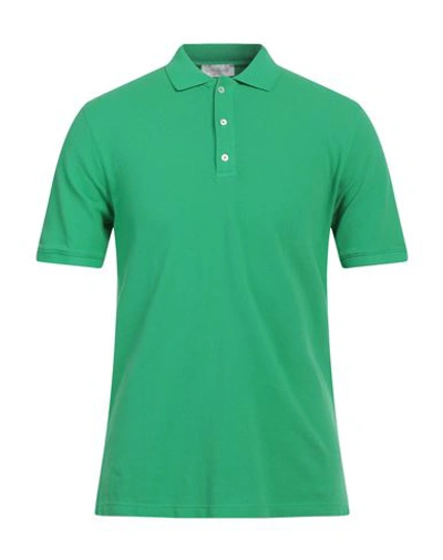 Shop Bellwood Man Polo Shirt Green Size 44 Cotton