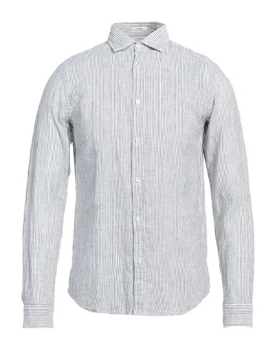 Shop Hartford Man Shirt Grey Size S Linen