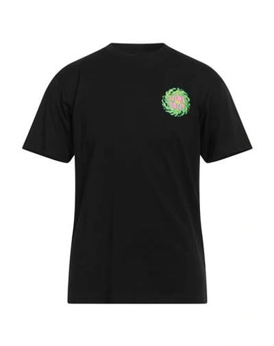 Shop Santa Cruz Man T-shirt Black Size Xl Cotton