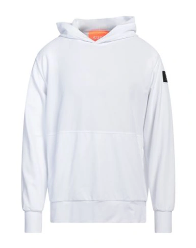 Shop Suns Man Sweatshirt White Size Xxl Polyamide, Elastane