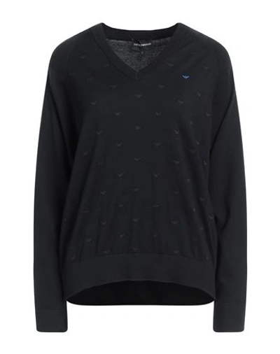 Shop Emporio Armani Woman Sweater Black Size L Cotton