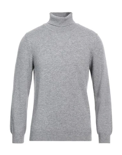 Shop Cruciani Man Turtleneck Grey Size 48 Cashmere