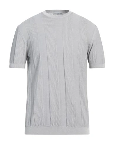 Shop Jeordie's Man Sweater Light Grey Size Xxl Cotton