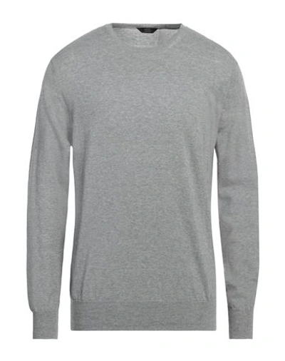 Shop Hōsio Man Sweater Grey Size Xxl Cotton
