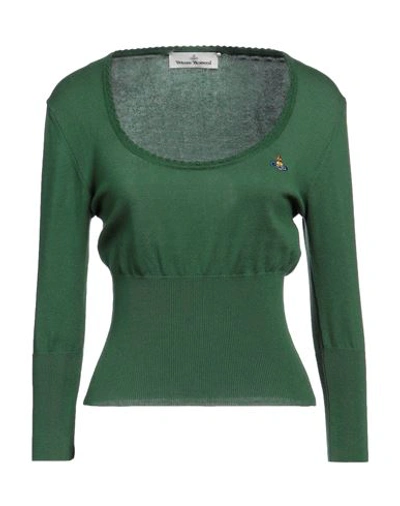 Shop Vivienne Westwood Woman Sweater Green Size M Cotton