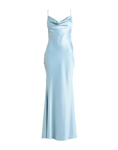 Actualee Woman Maxi Dress Sky Blue Size 10 Polyester In Blue