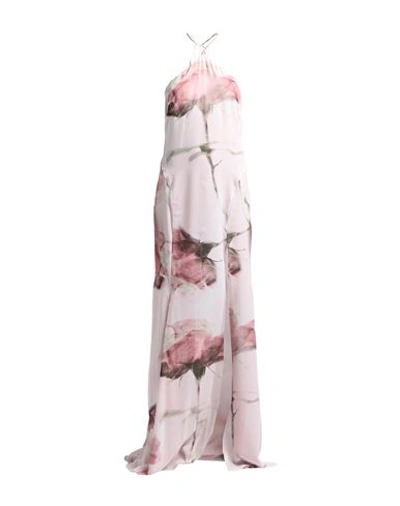 Shop Blumarine Woman Maxi Dress Pink Size 6 Silk