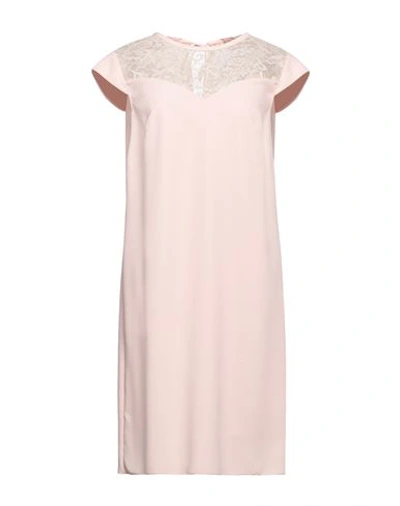 Shop Aquilano-rimondi Woman Midi Dress Blush Size 12 Polyester In Pink