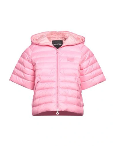 Shop Duvetica Woman Puffer Pink Size 6 Polyamide