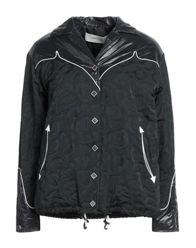 Shop Golden Goose Woman Jacket Black Size 4 Polyester, Polyamide