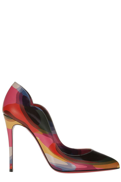 Shop Christian Louboutin Hot Chick Pointed Toe Pumps In Multi