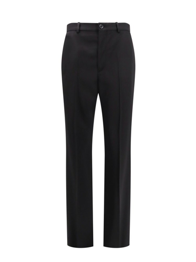 Shop Balenciaga Baggy Tailored Trouser In Black