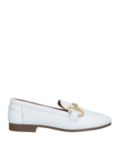 Shop Attisure Woman Loafers White Size 8 Calfskin