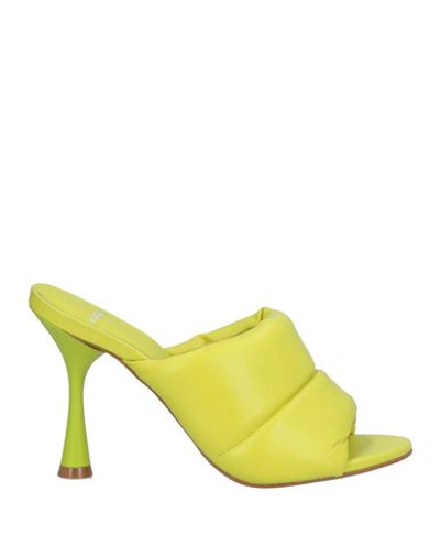 Shop Carrano Woman Sandals Yellow Size 7 Leather