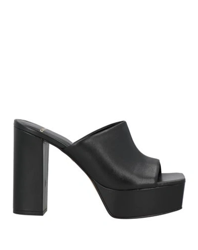 Shop Carrano Woman Sandals Black Size 8 Leather