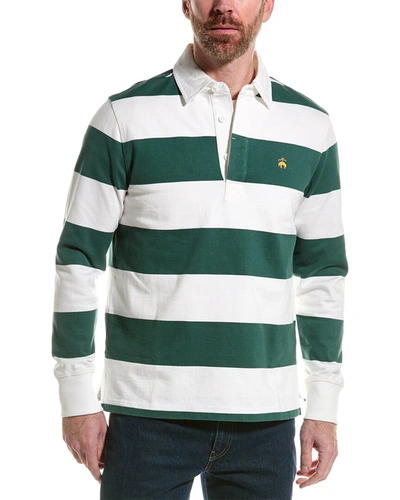 Shop Brooks Brothers Core Rugby Polo Shirt In White