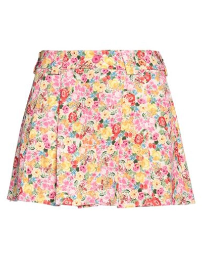 Shop Vicolo Woman Mini Skirt Pink Size L Acetate, Viscose